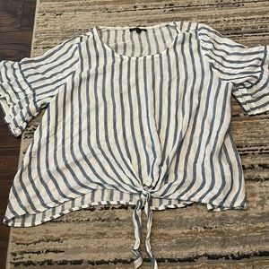 Wishlist knotted front blouse
